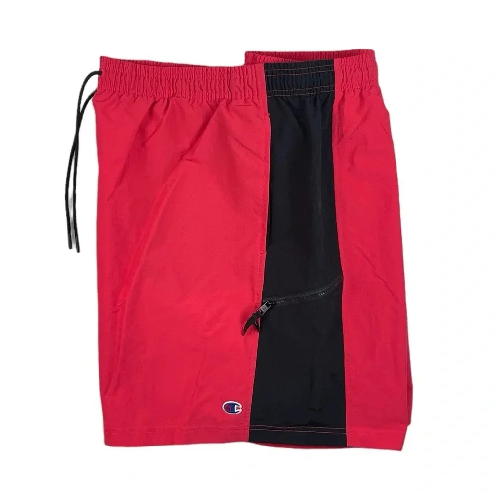 SH258 Men’s Champion Authentic Activewear Nylon Training Gym Shorts 2XL